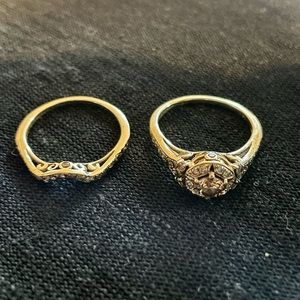 Le Vian chocolate diamond ring size 8 1&1/4 diamonds